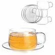 La Lune Glass Cup & Saucer