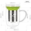 perfecTEA Glass Cup Infuser