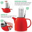 Drago Ceramic Teapot Infuser 37oz