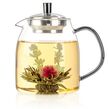 Glass Teapot + 12 Blooming Tea Gift Set