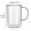 Sirius Double Wall Glass Mug 500ml