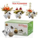 Glass Teapot + 12 Blooming Tea Gift Set