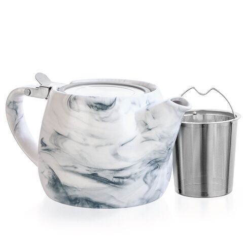 Pluto Marble Porcelain Teapot 18.2oz