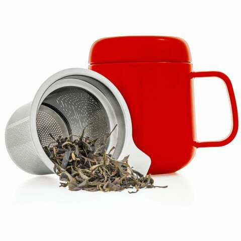 Sumo Porcelain Mug w/ Infuser