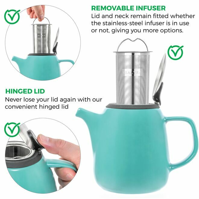 Daze Ceramic Teapot Infuser 27oz