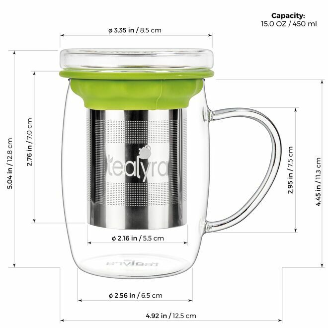 perfecTEA Glass Cup Infuser