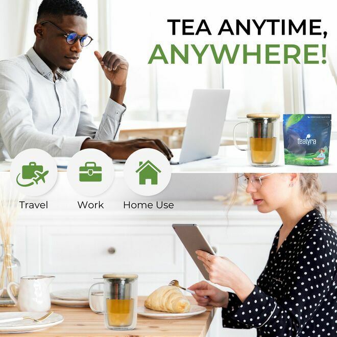 Venus Double Wall Mug Infuser