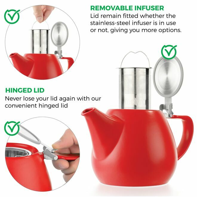 Jove Porcelain Teapot 34oz