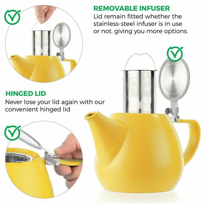 Jove Porcelain Teapot 34oz