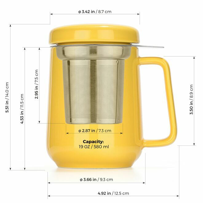Peak Ceramic Mug w/ Infuser