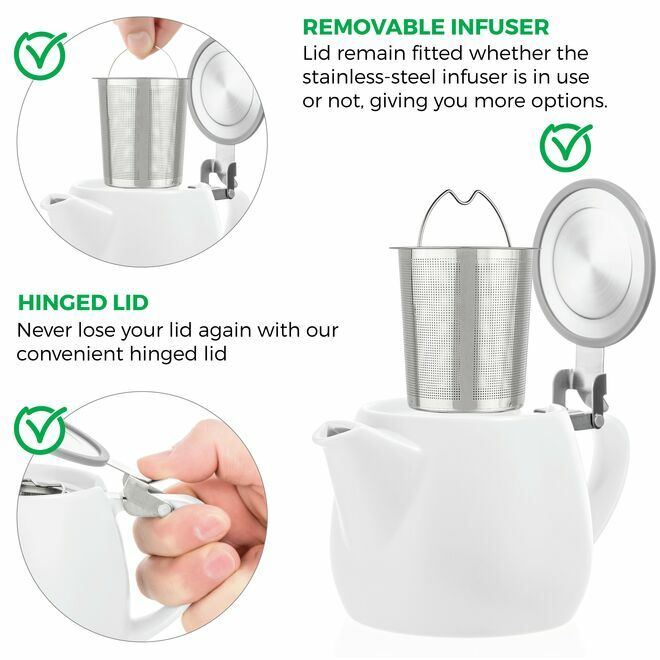 Pluto Porcelain Teapot 18oz