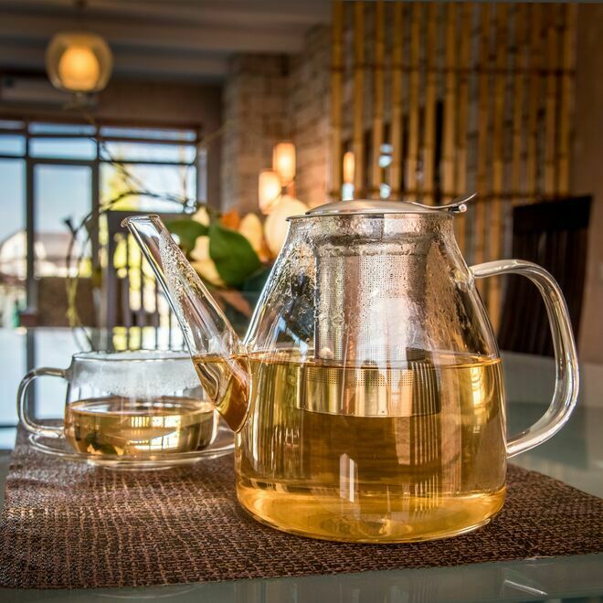 Galaxy Glass Teapot 37oz