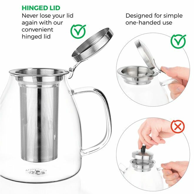 Galaxy Glass Teapot 37oz