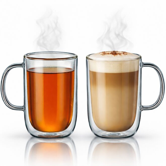 Sirius Double Wall Glass Mug 500ml