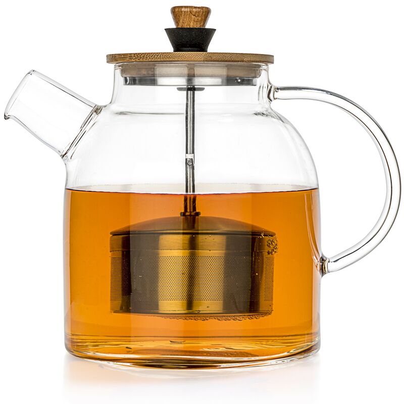 Glass Teapot & Kettle w/ Infuser 1.4L