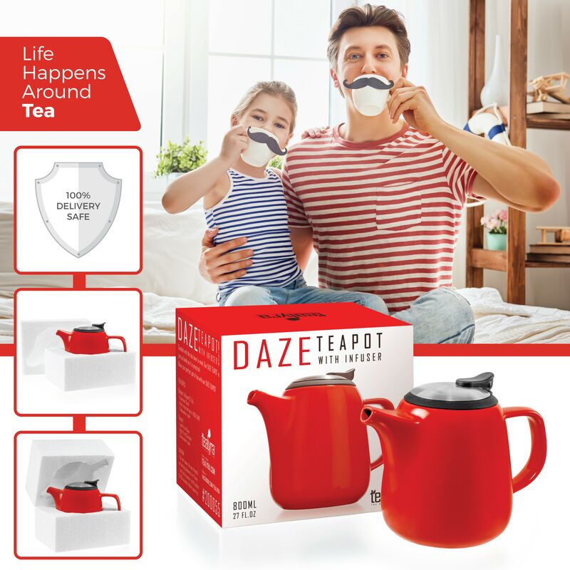 Daze Ceramic Teapot Infuser 27oz